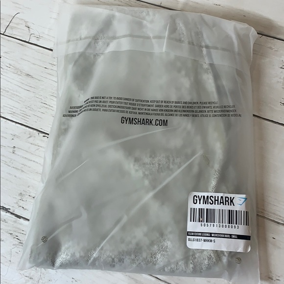 Gymshark fleur texture leggings washed khaki small - Picture 5 of 9